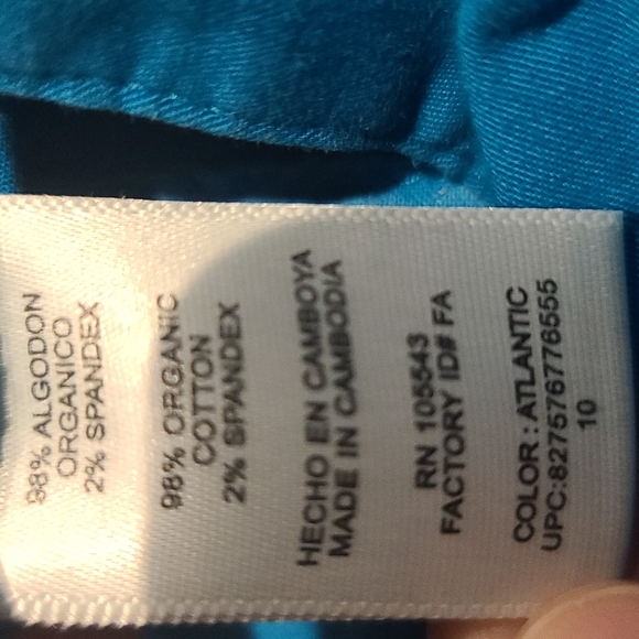 Derek Lam Cropped Pants Turquoise Size 10 - Picture 6 of 7